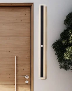 Candeeiro De Parede Led Com Sensor De Movimento Preto 100 Cm Savane