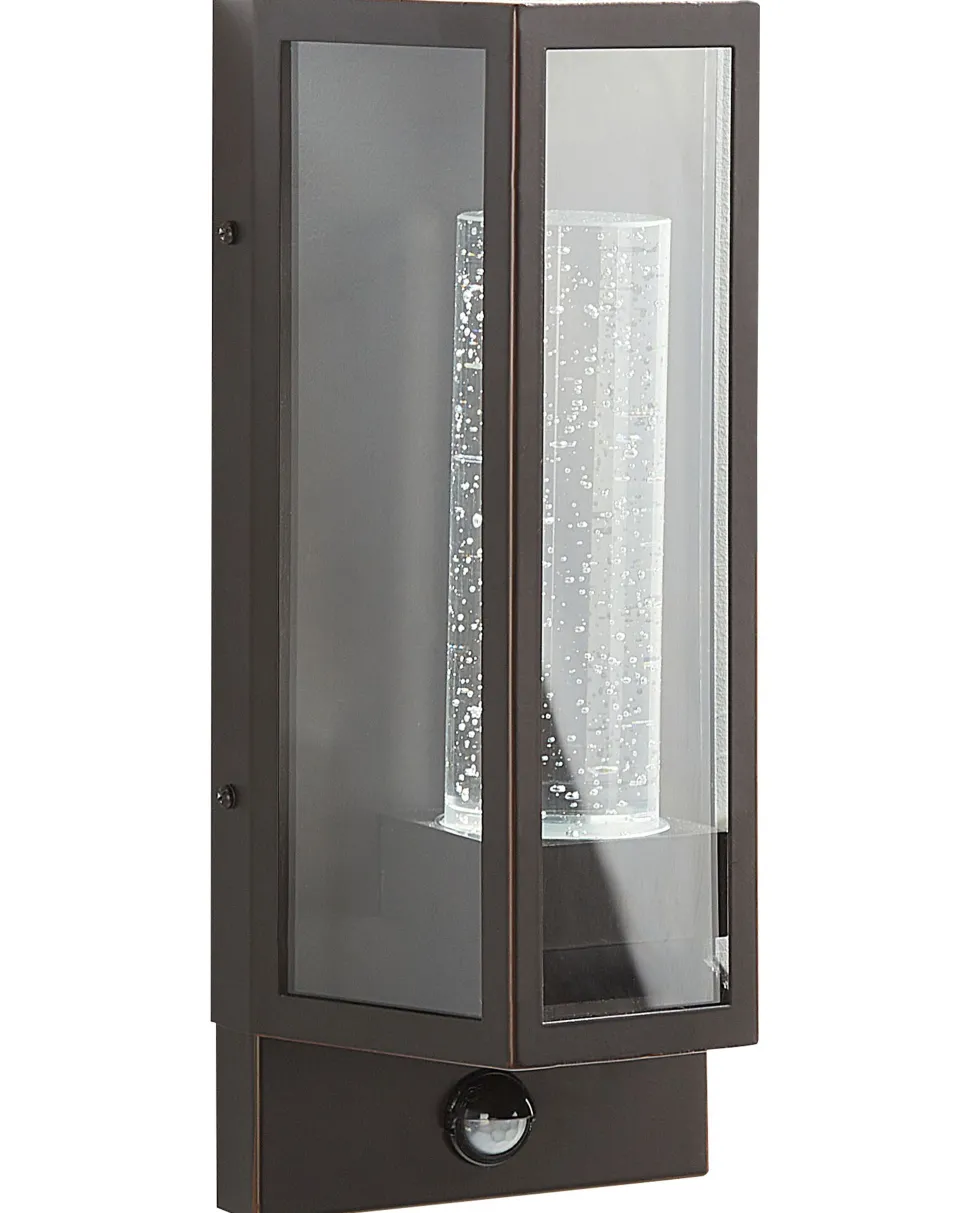 Candeeiro De Parede Led Com Sensor De Movimento Castanho Fruid