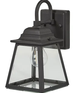 Candeeiro De Parede Preto 33 Cm Garry