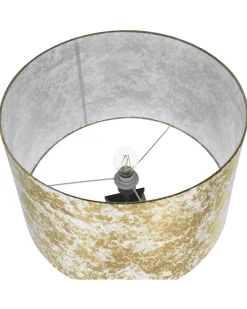 Candeeiro De Pe 156 Cm Dourado E Preto Stiletto