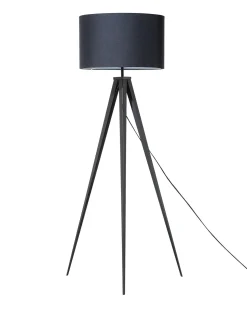 Candeeiro De Pe 156 Cm Preto Stiletto