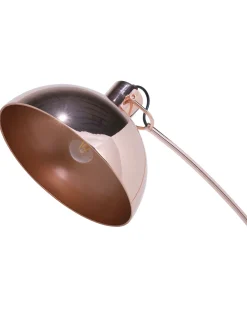 Candeeiro De Pe Curvo 155 Cm Cor De Cobre Dintel