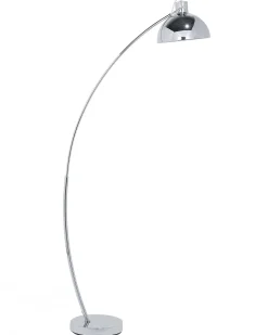 Candeeiro De Pe Curvo 155 Cm Cromado Dintel