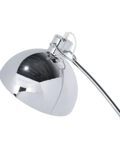 Candeeiro De Pe Curvo 155 Cm Cromado Dintel