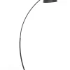 Candeeiro De Pe Curvo 155 Cm Preto Dintel