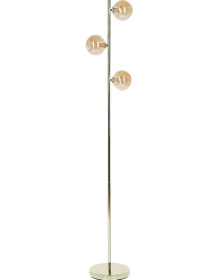 Candeeiro De Pe Dourado 154 Cm Ramis