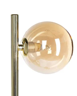 Candeeiro De Pe Dourado 154 Cm Ramis