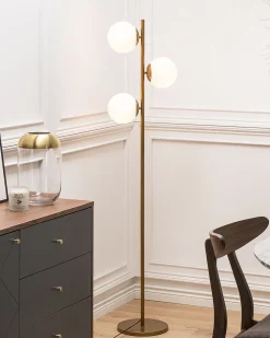 Candeeiro De Pe Dourado 153 Cm Wadi