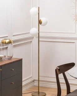 Candeeiro De Pe Dourado 153 Cm Wadi