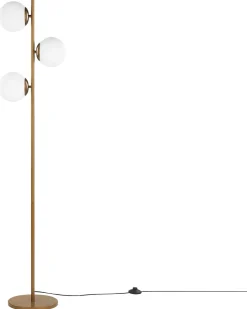 Candeeiro De Pe Dourado 153 Cm Wadi
