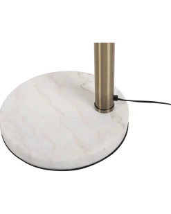 Candeeiro De Pe Em Metal Dourado Flinders