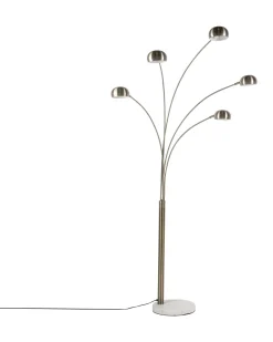 Candeeiro De Pe Em Metal Dourado Flinders