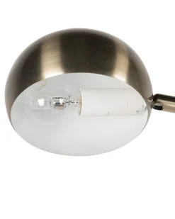 Candeeiro De Pe Em Metal Dourado Flinders