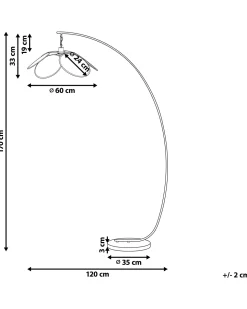Candeeiro De Pe Em Metal Com Abajur De Papel Preto 170 Cm Merrica