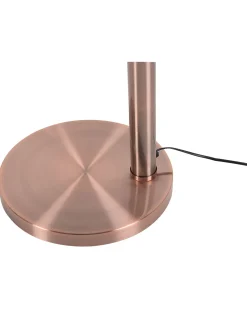 Candeeiro De Pe Em Metal Cor De Cobre Flinders