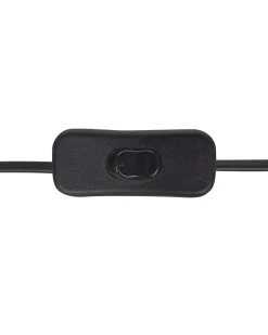 Candeeiro De Pe Em Metal Cor De Cobre E Preto 107 Cm Kamini