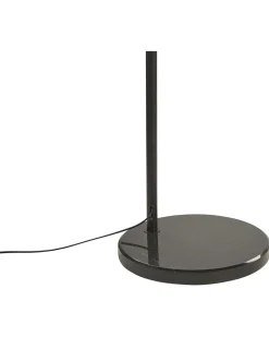 Candeeiro De Pe Em Metal Preto E Cor De Cobre Yabus