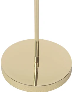 Candeeiro De Pe Em Metal Dourado Savena