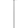 Candeeiro De Pe Em Metal Preto E Dourado 148 Cm Senette