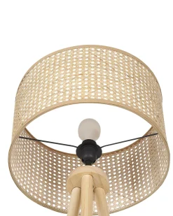Candeeiro De Pe Em Rattan Natural 150 Cm Penton