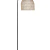 Candeeiro De Pe Em Rattan Cor Natural 165 Cm Bernica