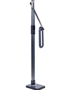 Candeeiro De Pe Led Cinzento Escuro 144 Cm Aquarius