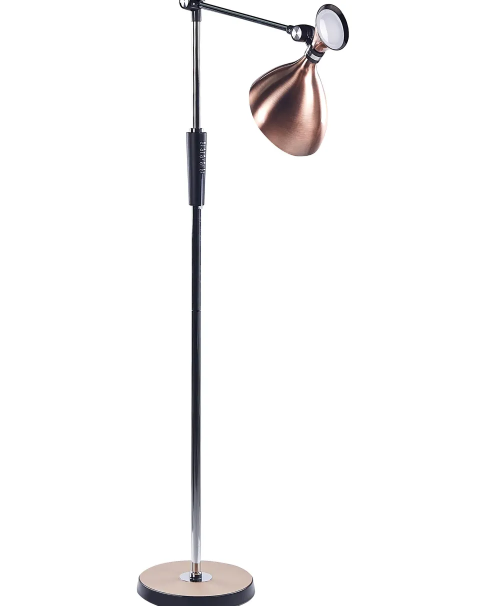 Candeeiro De Pe Led Cor De Cobre 169 Cm Andromeda