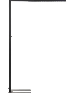 Candeeiro De Pe Led Em Metal Preto 194 Cm Sagitta