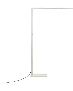 Candeeiro De Pe Led Em Metal Prateado 194 Cm Sagitta