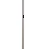 Candeeiro De Pe Led Em Metal Prateado 197 Cm Sculptor