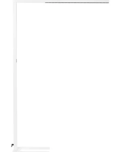 Candeeiro De Pe Led Em Metal Branco 194 Cm Mensa