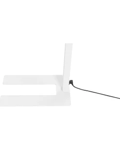 Candeeiro De Pe Led Em Metal Branco 194 Cm Mensa