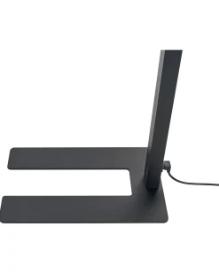 Candeeiro De Pe Led Em Metal Preto 194 Cm Mensa