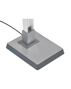 Candeeiro De Pe Led Prateado 144 Cm Aquarius