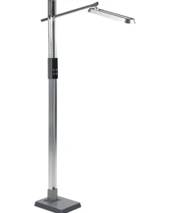 Candeeiro De Pe Led Prateado 144 Cm Aquarius
