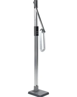Candeeiro De Pe Led Prateado 144 Cm Aquarius