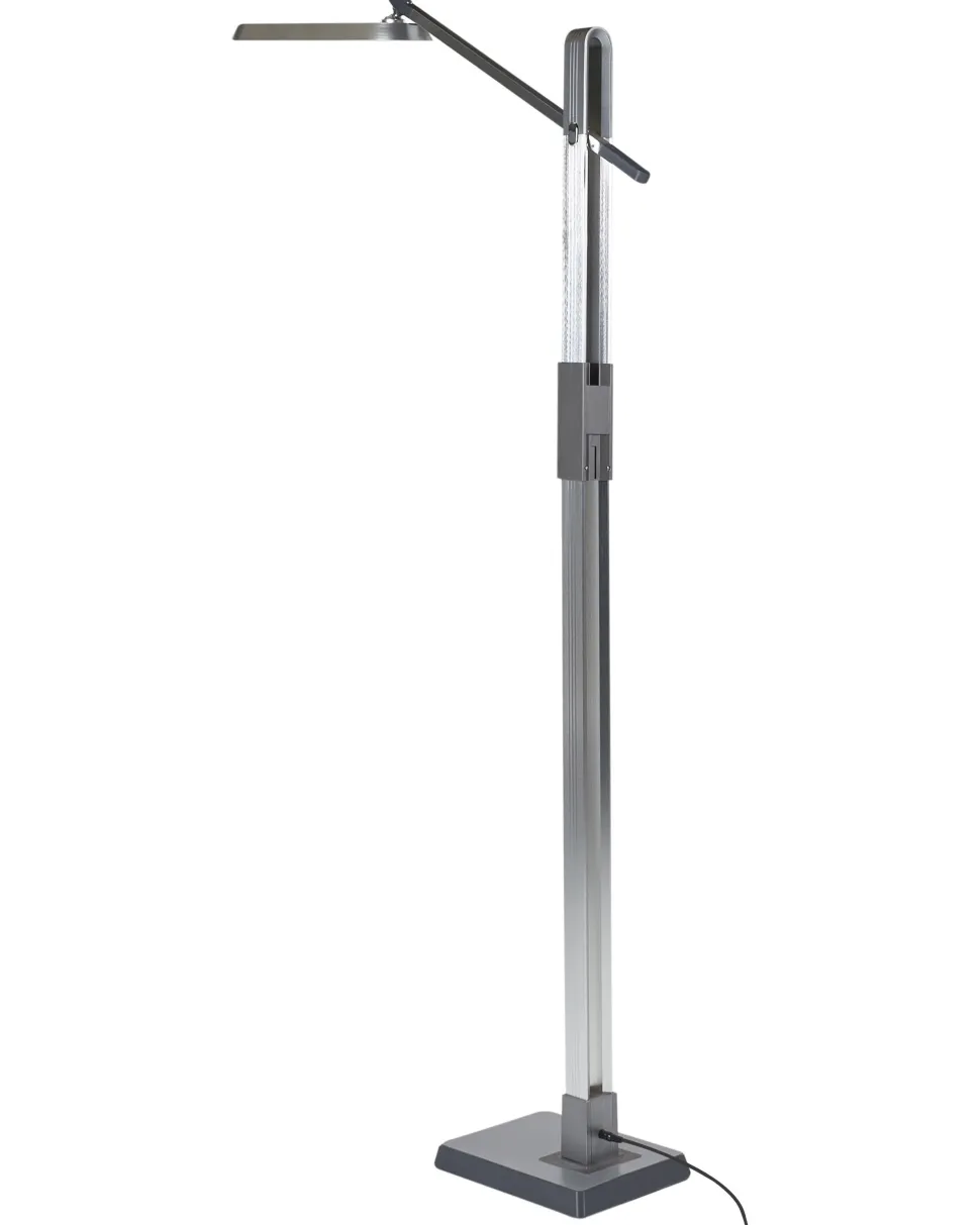 Candeeiro De Pe Led Prateado 144 Cm Aquarius