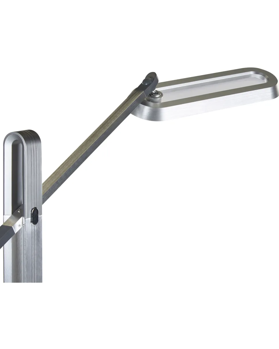 Candeeiro De Pe Led Prateado 144 Cm Aquarius