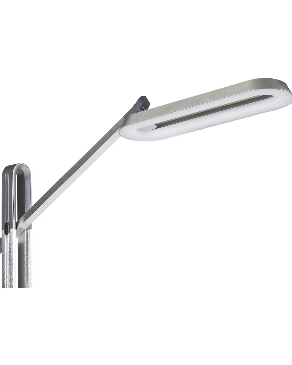 Candeeiro De Pe Led Prateado 144 Cm Aquarius