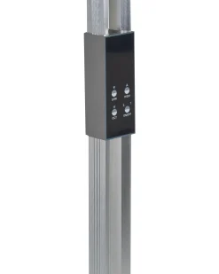 Candeeiro De Pe Led Prateado 144 Cm Aquarius