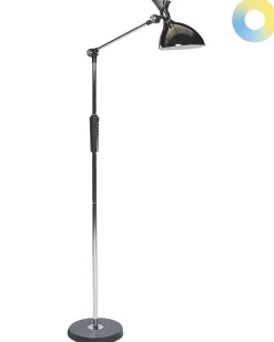 Candeeiro De Pe Led Prateado 169 Cm Andromeda