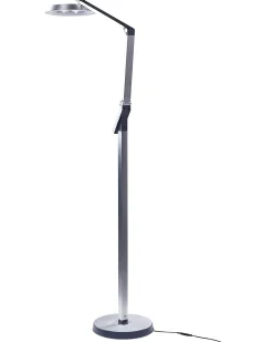 Candeeiro De Pe Led Prateado 170 Cm Carina