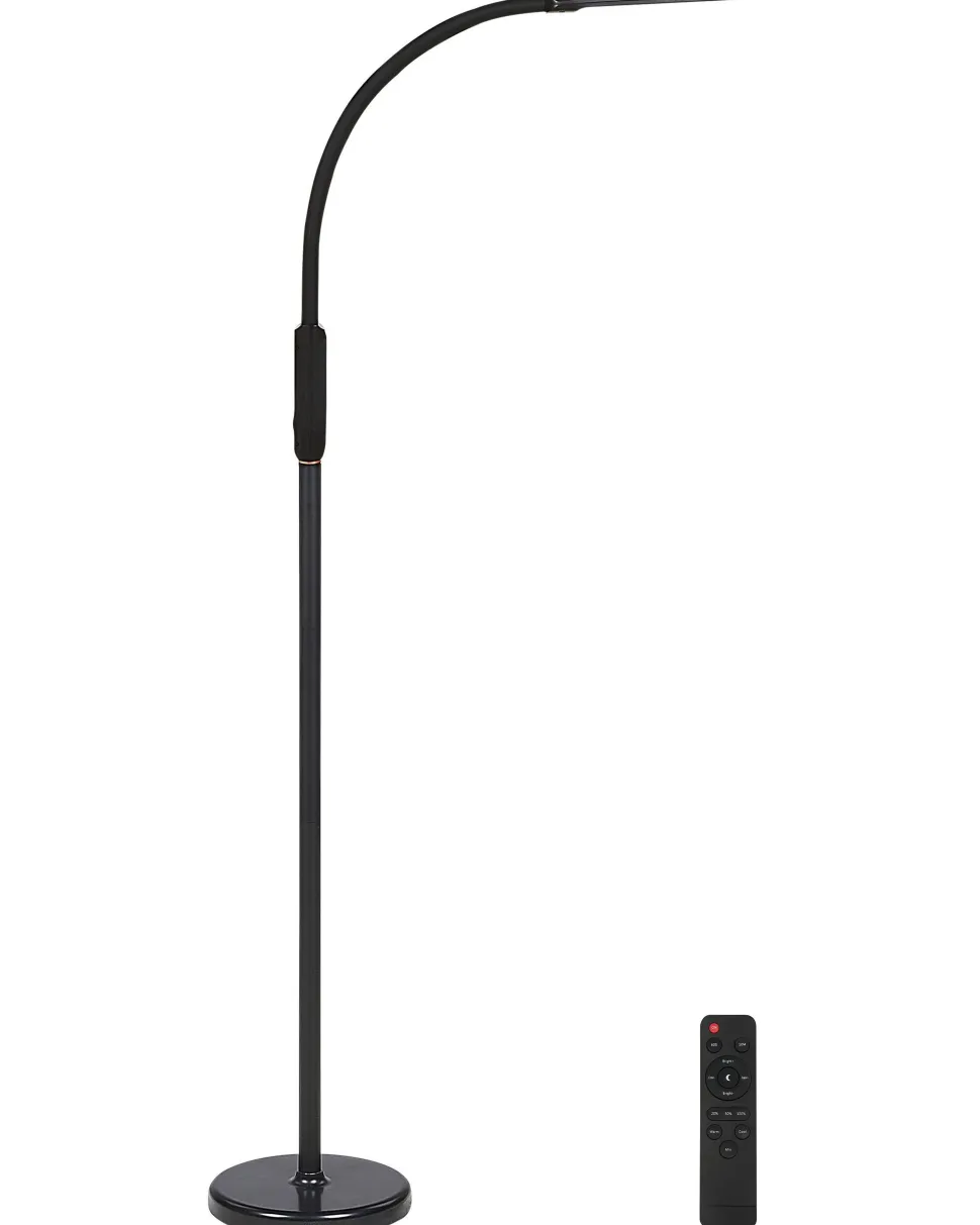Candeeiro De Pe Led Preto 174 Cm Apus