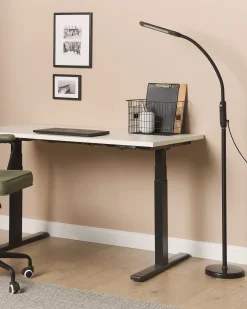 Candeeiro De Pe Led Preto 174 Cm Apus