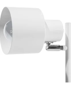 Candeeiro De Pe Metalico Branco Corbones