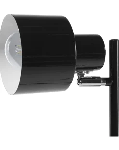 Candeeiro De Pe Metalico Preto Corbones