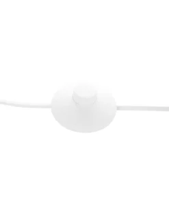 Candeeiro De Pe Metalico Cor Creme Dourado Mures