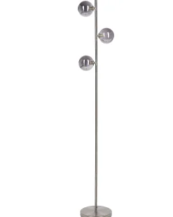 Candeeiro De Pe Prateado 154 Cm Ramis