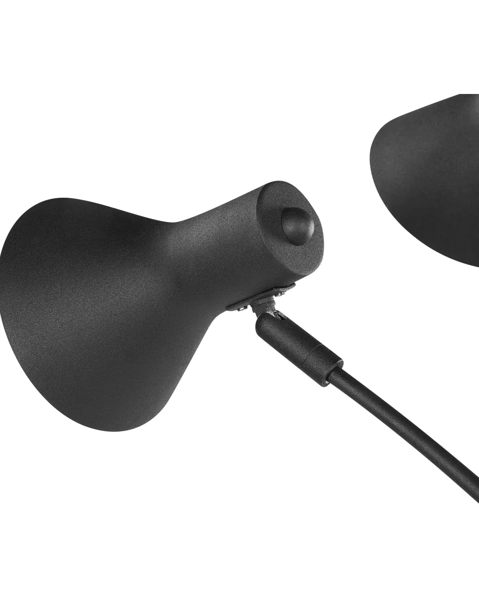 Candeeiro De Pe Preto 205 Cm Baraga