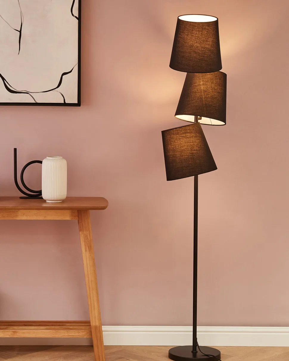 Candeeiro De Pe Preto 164 Cm Rio Grande